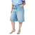 Zizzi wide leg regular waist jort light blue denim