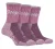 Jeep – 3 paar katoenen wandelsokken voor dames – Rose / Cream