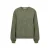 FREEQUENT gebreid vest met wol – groen