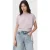 AllSaints Mira Tee Lilac Ash Pink