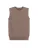 GOBI Cashmere Gebreide bodywarmer ‘Women’s Timeless Cashmere Crewneck Vest’  taupe