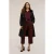 Motivi Cropped Crepe Trousers Brown