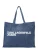 KARL LAGERFELD JEANS Shopper  blauw denim / wit