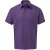 Premier Herenshirt met korte mouwen Popeline (Paars)