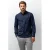 State of Art flanel regular fit geruit overhemd – donkerblauw/middelgrijs