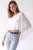 Losse Chiffon Crewneck Blouse