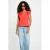 Morgan T-shirt met broderie – rood