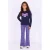 B.Nosy aansluitende longsleeve met print – donkerblauw