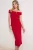 TRENDYOLMİLLA Dames Rood Effen Maxi Mouwloos Stijlvol/Avond Bodycon Jurken