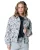 Colourful Rebel Bente Flower Jacquard Bomberjas