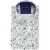 beige geprint overhemd Giordano Regular Fit bladeren en bloemen