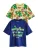 Next Shirt ‘Minecraft’  donkerblauw / geel / groen / wit