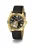 GUESS Analoog horloge ‘CONNOISSEUR’  goud / zwart