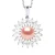 SUN zoetwater parel sieraden 8-9mm Rose 925
