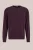 WE Fashion – Heren regular fit trui – Regular fit – Aubergine – Katoen –