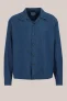 Blue Ridge – Heren boxy fit overhemd van denim – Boxy Fit – Blauw – Katoen –