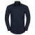 Russell Collection Heren Oxford Easy-Care Getailleerde Overhemd met Lange Mouwen (Heldere marine)