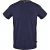 Aquascutum Heren Geribbelde Logo Crew Neck Regular T-Shirt (Marineblauw)