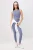 TRENDYOLMİLLA Dames Blauw Effen Mouwloos Regular fit Blouses