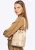 Wittchen Damestas met trekkoorden, beige, eco-leer