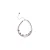 Luxenter armband, metaallegering ekhao en amethist zirkonia 18K vergulde afwerking