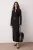 Trendyol Modest Dames Zwart Colorblock Maxi Lang Casual A-lijn Modest Jurken