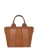 Luisa Vannini Brown Rundleer Tas