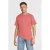 Anytime relaxed T-shirt lichtrood