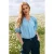 LOLALIZA gestreepte blouse met borduursels – blauw