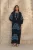 Trendyol Modest Dames Blauw Etnisch patroon Maxi Lang Casual Recht Modest Jurken