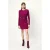 Dante6 Anour Plissé Mini Dress Mulberry