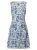 Kraimod Cocktailjurk  donkerblauw / wit