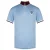 Rossignol Korte Mouw 3/4 Zip Up Lichtblauw Heren Virage Poloshirt RLDMY10 794