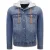 Spijkerjas Heren – Zomerjas Heren – Tussenjas Heren – Denim Jacket Heren met Capuchon – RJ-966 – Blauw