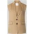 Rich & Royal Gilet van wolmix met reverskraag