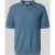 Selected regular fit poloshirt van mix van katoen en linnen model ‘MATTIS’