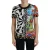 Geprinte Korte Mouw Crew Neck Top