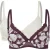 Ted Baker Judith 2 Pk Solid & Rose Print T-shirt Bras Berry Floral/ Wh