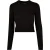 Urban Classics Dames/Dames Wafel Korte Trui (Zwart)