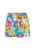 FELIPA Broek ‘Spring Summer’  turquoise / oranje / rood / wit