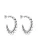 PURELEI Oorbellen ‘Twisted’  zilver