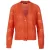 River Woods Loose V-neck Ajour Cardi Ls Orange
