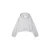 Tom Tailor Sweatvest Full Zip met koordsluiting in korte vorm