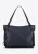 Wittchen Dames shopper van eco-leer, glanzend marineblauw