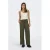 ONLY wide leg regular waist casual broek donkergroen