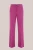 WE Fashion – Dames wide leg jersey pantalon met stretch – Regular fit – Fuchsia – Viscose –