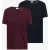 Cecil Dames Basic Shirt met ronde hals in een 2-pack in Multicolour|Rood|Blauw