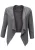 18N62 Bolero ‘NECharmoise’  grijs
