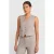 Gestrikte Cropped V-hals Vest