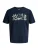 Jack & Jones Junior Shirt ‘JJEJEFF’  blauw / nachtblauw / pastelgroen